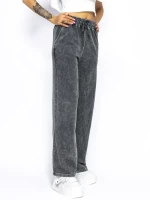 Pantaloni Dama KM7843 GRI | KIKIRIKI