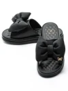 Papuci Dama din piele naturala 28-30 BLACK | FORMAZIONE