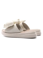 Papuci Dama din piele naturala 28-30 CREAM | FORMAZIONE