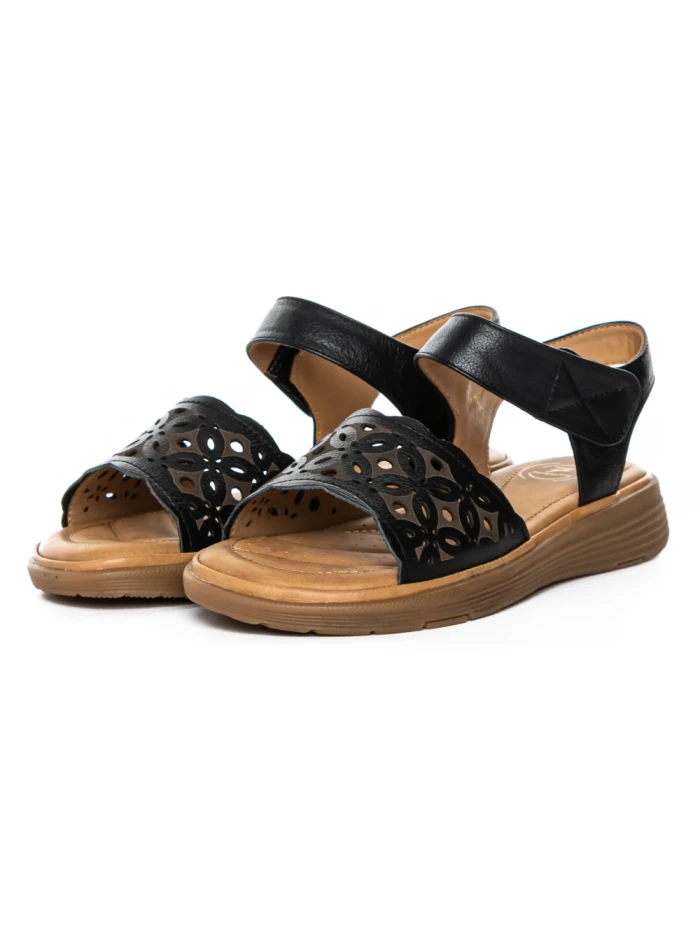 Sandale Dama din piele naturala 33177 BLACK | FORMAZIONE