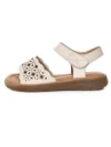 Sandale Dama din piele naturala 33177 CREAM | FORMAZIONE