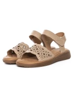 Sandale Dama din piele naturala 33177 APRICOT | FORMAZIONE
