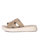 Papuci Dama din piele naturala 28-29 APRICOT | FORMAZIONE