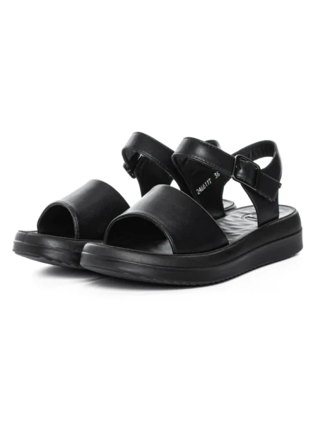 Sandale Dama din piele naturala 246611T BLACK | FORMAZIONE