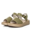 Sandale Dama din piele naturala 246611T GREEN | FORMAZIONE