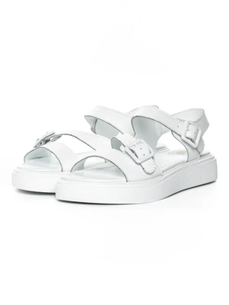 Sandale Dama din piele naturala K247-1 WHITE | FORMAZIONE