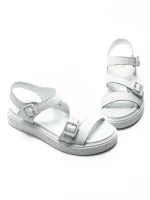 Sandale Dama din piele naturala K247-1 WHITE | FORMAZIONE