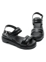 Sandale Dama din piele naturala K249-3 BLACK | FORMAZIONE