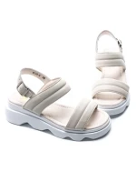 Sandale Dama din piele naturala K249-3 CREAM | FORMAZIONE