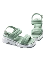 Sandale Dama din piele naturala K249-3 GREEN | FORMAZIONE