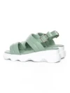 Sandale Dama din piele naturala K249-3 GREEN | FORMAZIONE