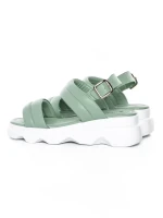 Sandale Dama din piele naturala K249-3 GREEN | FORMAZIONE