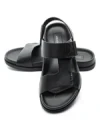 Sandale Barbati din piele naturala S12125 BLACK | ADVANCER