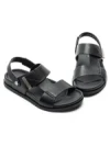 Sandale Barbati din piele naturala S12125 BLACK | ADVANCER