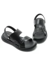 Sandale Barbati din piele naturala 56287 BLACK | ADVANCER