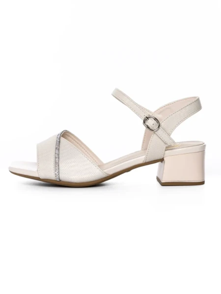 Sandale Dama din piele naturala 2667-8 CREAM | FORMAZIONE