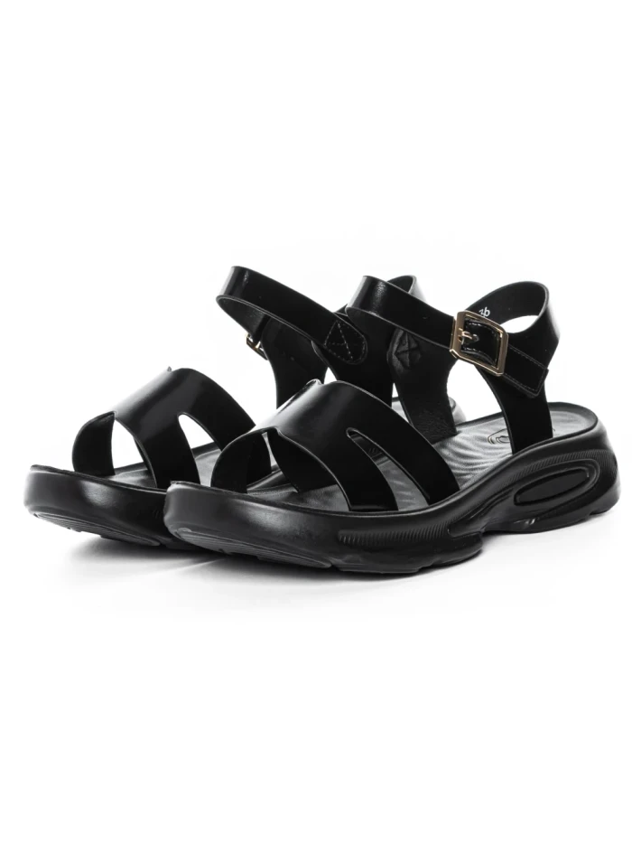 Sandale Dama din piele naturala 220722 BLACK | FORMAZIONE