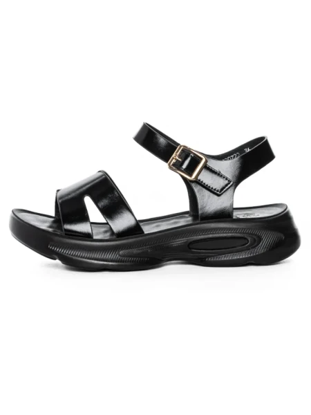Sandale Dama din piele naturala 220722 BLACK | FORMAZIONE