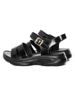 Sandale Dama din piele naturala 220722 BLACK | FORMAZIONE