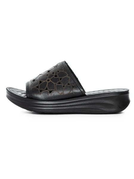 Papuci Dama din piele naturala 2607905 BLACK | FORMAZIONE