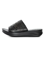 Papuci Dama din piele naturala 2607905 BLACK | FORMAZIONE