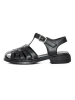 Sandale Dama din piele naturala 5250 BLACK | FORMAZIONE