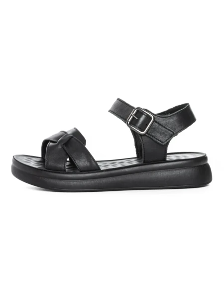 Sandale Dama din piele naturala 28-16 BLACK | FORMAZIONE