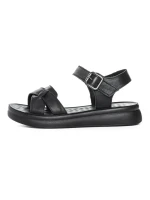 Sandale Dama din piele naturala 28-16 BLACK | FORMAZIONE