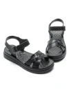 Sandale Dama din piele naturala 28-16 BLACK | FORMAZIONE