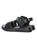 Sandale Dama din piele naturala 28-16 BLACK | FORMAZIONE
