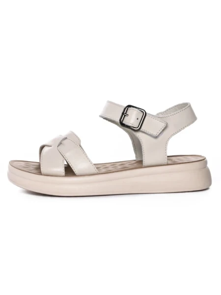 Sandale Dama din piele naturala 28-16 CREAM | FORMAZIONE