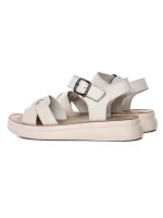 Sandale Dama din piele naturala 28-16 CREAM | FORMAZIONE