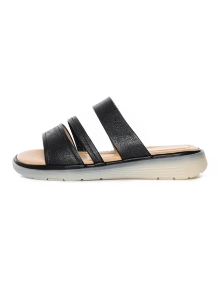 Papuci Dama din piele naturala 33191 BLACK | FORMAZIONE