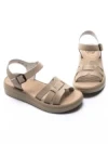 Sandale Dama din piele naturala 246615T APRICOT | FORMAZIONE