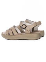 Sandale Dama din piele naturala 246615T APRICOT | FORMAZIONE