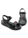 Sandale Dama din piele naturala 246613T BLACK | FORMAZIONE