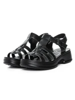 Sandale Dama din piele naturala 246609T BLACK | FORMAZIONE