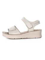 Sandale Dama din piele naturala 71-23 CREAM | FORMAZIONE