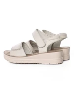 Sandale Dama din piele naturala 71-23 CREAM | FORMAZIONE