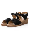 Sandale Dama cu Talpa Joasa 22002S Negru | Formazione