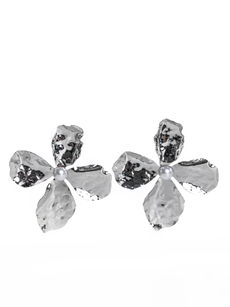 Cercei de Dama E130 Argintiu | Mei » meishop.life