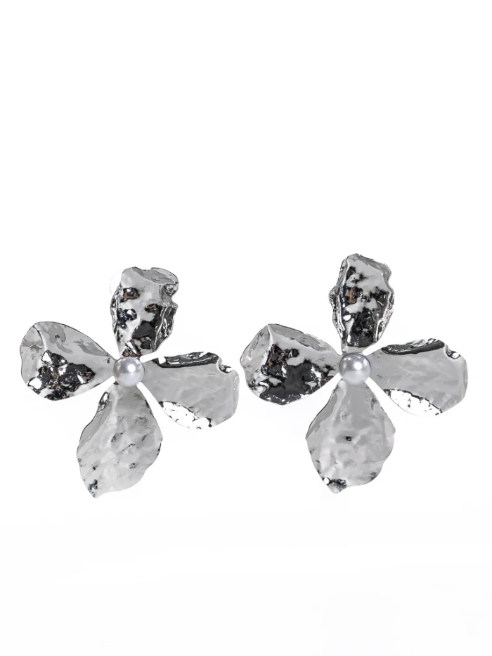 Cercei de Dama E130 Argintiu | Mei » meishop.life