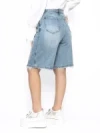 Blugi Scurti Dama H3395-1 ALBASTRU | KIKIRIKI