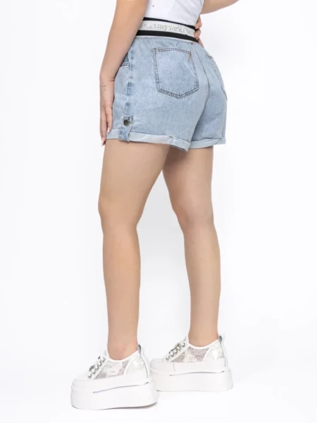 Blugi Scurti Dama TR655 ALBASTRU | KIKIRIKI