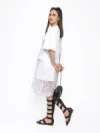 Rochie Dama BW6075 ALB | KIKIRIKI