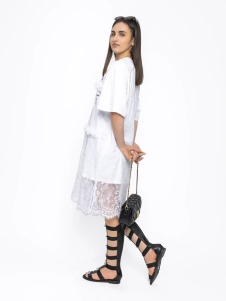 Rochie Dama BW6075 ALB | KIKIRIKI