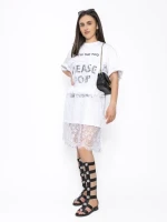 Rochie Dama BW6075 ALB | KIKIRIKI