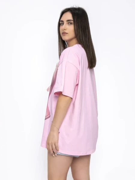 Tricou Dama RMB1358 ROZ | KIKIRIKI