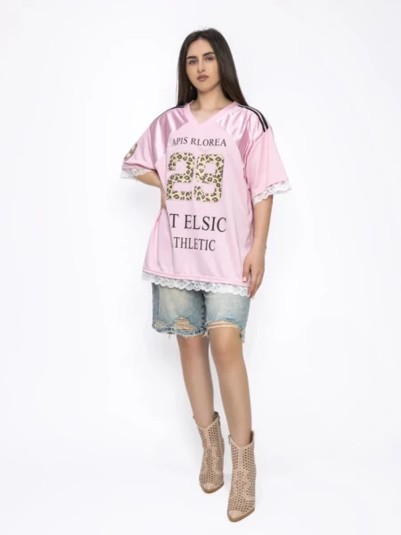 Tricou Dama VMCF6260 ROZ | KIKIRIKI