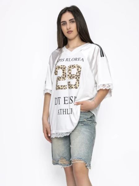Tricou Dama VMCF6260 ALB | KIKIRIKI